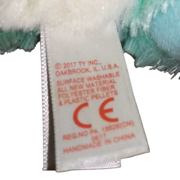 Ty Beanie Babies Jade Mint Green Fox Great Wolf Wilderness Lodge Stuffed Plush T - Picture 10 of 12